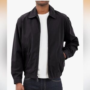 NWT London Fog  MEN'S AUBURN LIGHT WEIGHT ZIP FRONT GOLF JACKET 3X Black